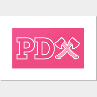 PDX Pink Posters and Art